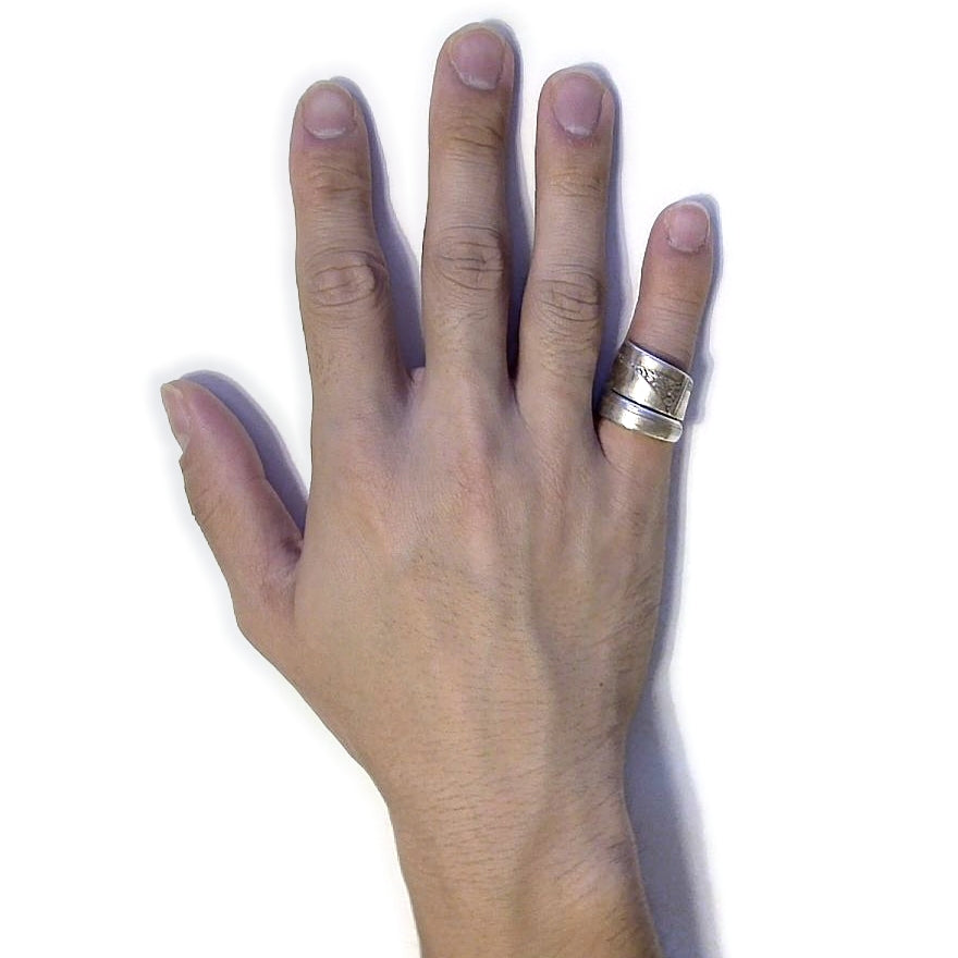 Spiral Spoon Ring　No.7936　11号