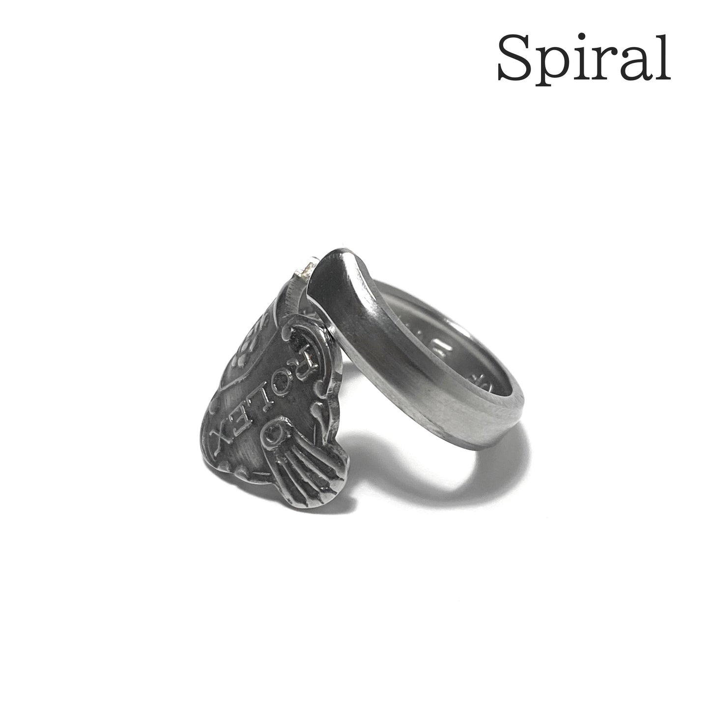 Rolex Spoon Ring　Normal＆Spiral　"Rose 1"