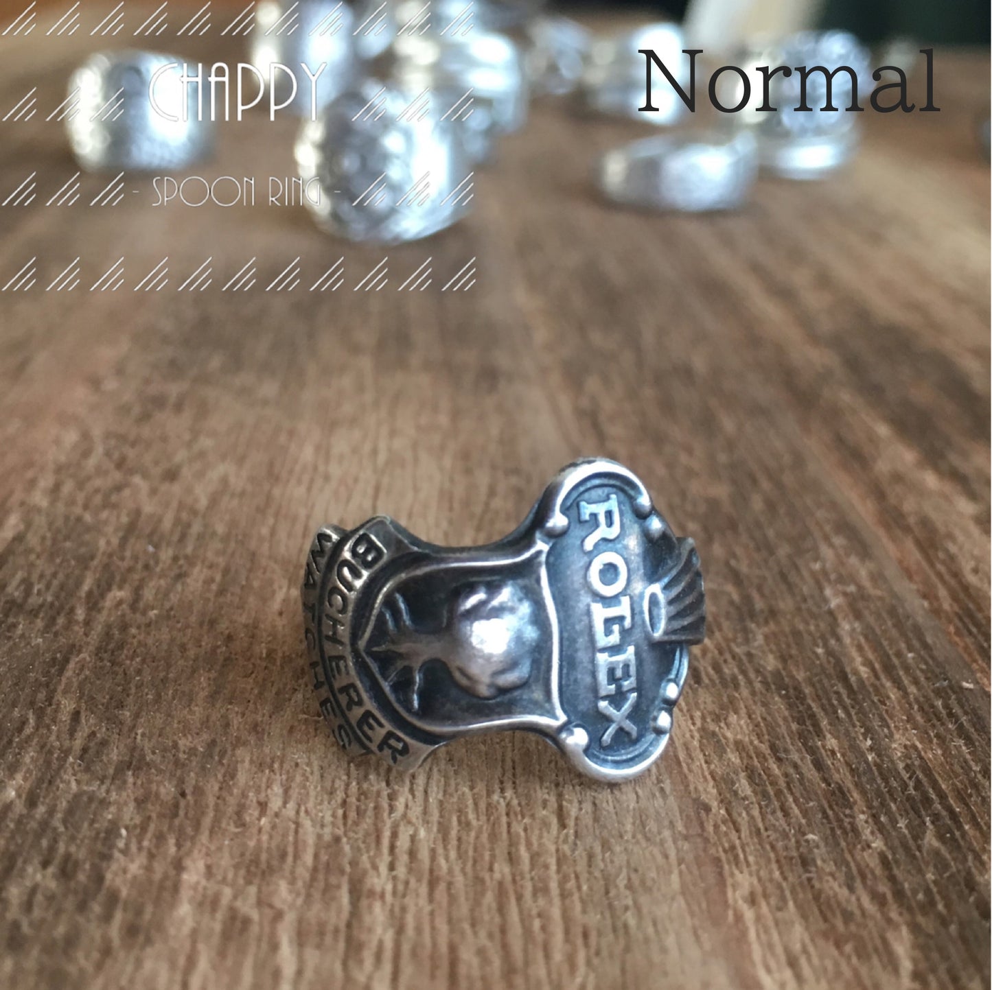 Rolex Spoon Ring　Normal＆Spiral　"Rose 2"