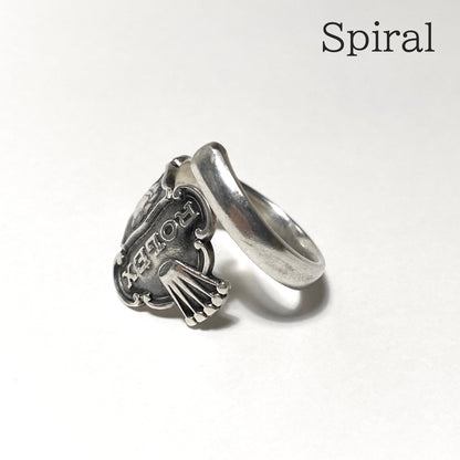 Rolex Spoon Ring　Normal＆Spiral　"Rose 4"